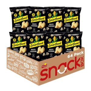 Smartfood White Cheddar Flavored Popcorn, 1 Ounce (Pack of 64)